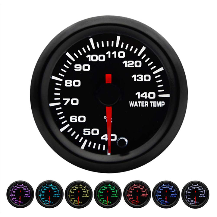 ETOPARS 52mm Automotor Kfz 2" Zeiger Wassertemperatur Messgerät Kit Temperatur Celsius Wassertempera