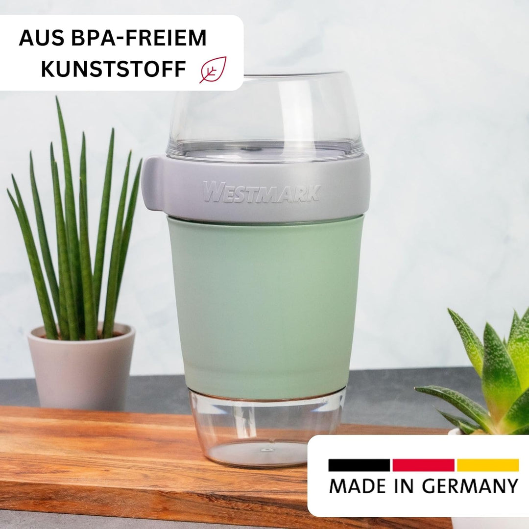 Westmark Lunchpot – praktischer Becher to go, ideal für Essen wie Müsli, Porridge, Suppe und Salat,