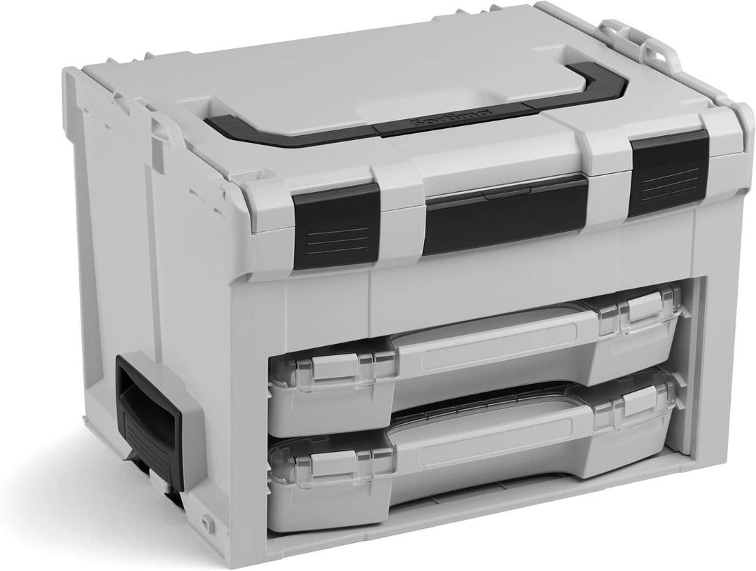 L-BOXX Sortimo LS BOXX 306 | inkl. i-BOXX 72 C3 & i-BOXX 72 I3 in Lichtgrau | Professioneller Werkze