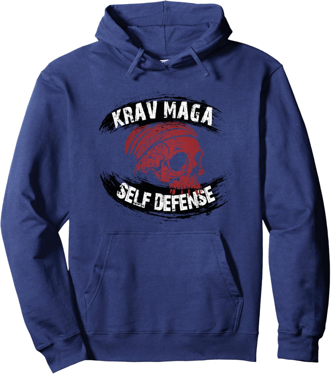 Krav Maga | Kampfsport Totenkopf Pullover Hoodie