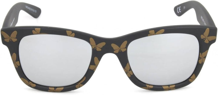 Italia Independent Damen 0090T-FLW-071 Sonnenbrille, Mehrfarbig (Negro/Marrón), 50
