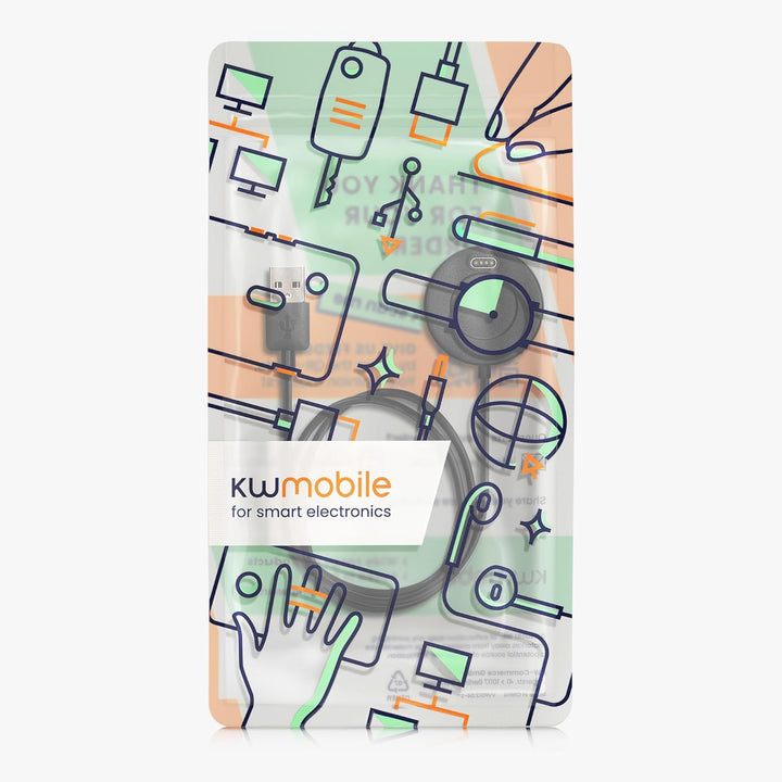 kwmobile USB Kabel Charger kompatibel mit Garmin Forerunner 55 965 955 265 255 165 / Vivoactive 5 /
