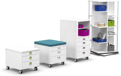 moll Pad, Sitzkissen für die Rollcontainer moll Pro und moll Cubic, abnehmbar und leicht zu reinigen