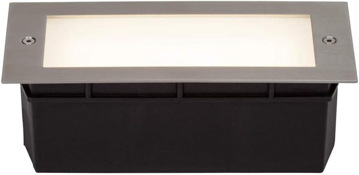 AEG WALL LED Wandeinbauleuchte 25,2 cm Satiniert Nickel gebürstet