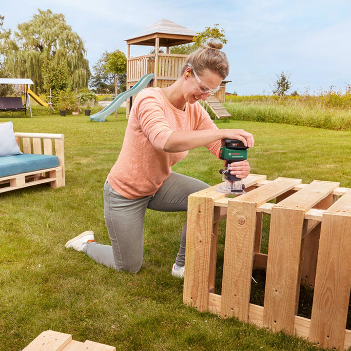 Bosch Akku-Kantenfräse AdvancedTrimRouter 18V-8 (ohne Akku, 18 Volt System, Bürstenloser Motor, im K
