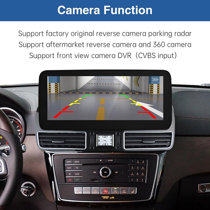 Road Top 12,3 Zoll Autoradio CarPlay für Mercedes Benz GLE GLS 2016-2018 | mit NTG5.0/5.1/5.2 System