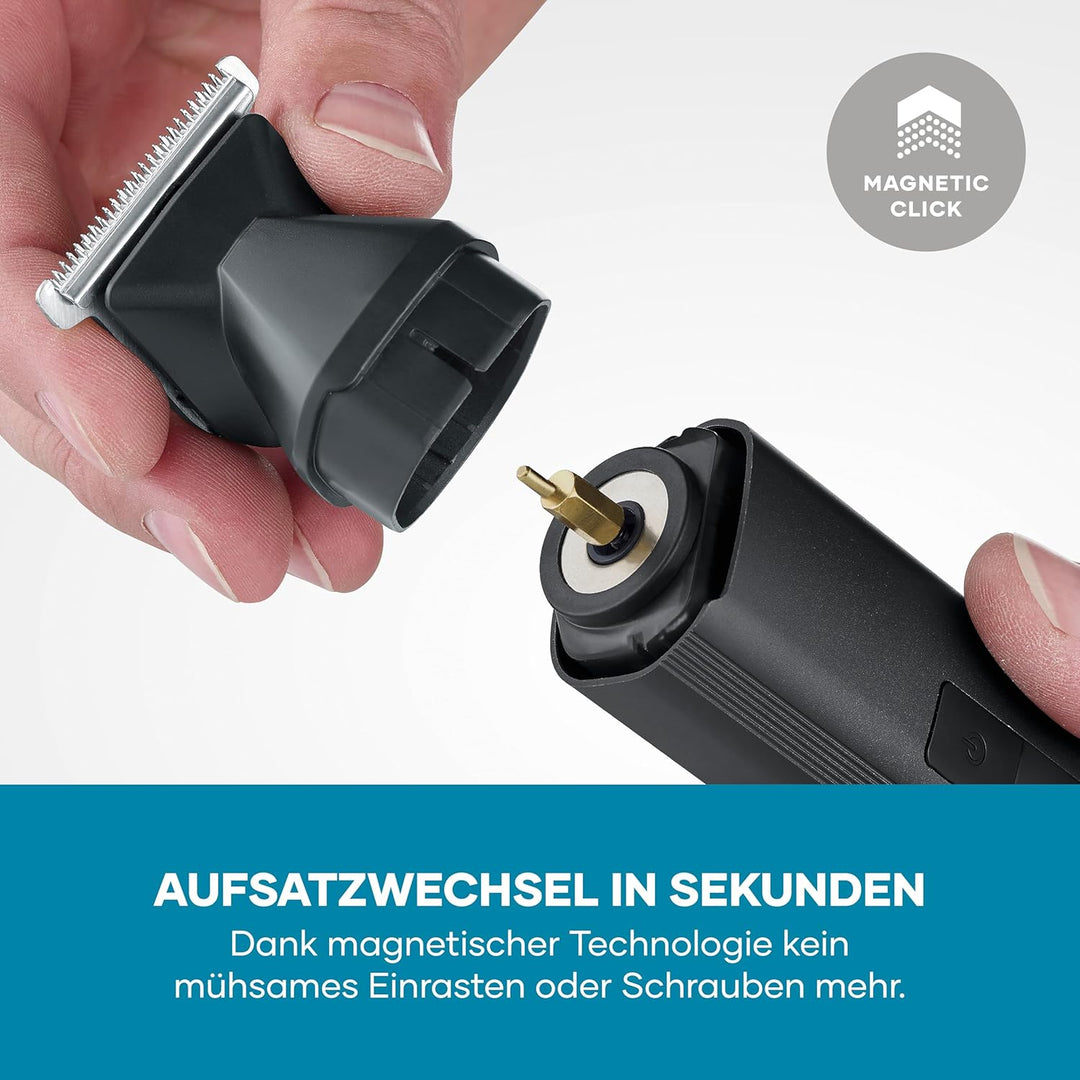 Severin Multi Grooming Set, Haarschneidemaschine, Barttrimmer, Körpertrimmer, Nasenhaartrimmer, Herr