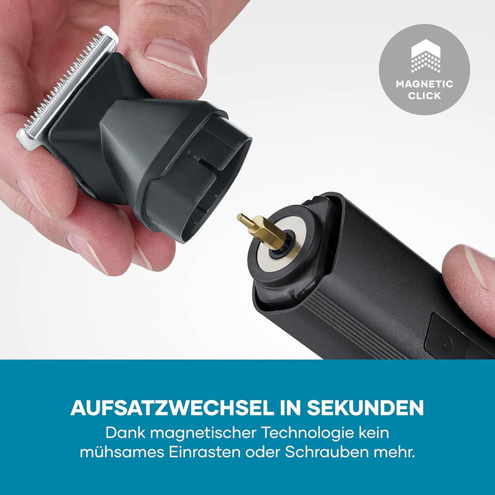 Severin Multi Grooming Set, Haarschneidemaschine, Barttrimmer, Körpertrimmer, Nasenhaartrimmer, Herr
