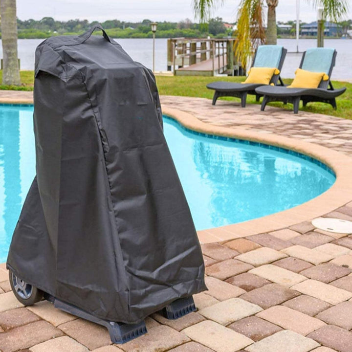 2 Pcs Caddy Abdeckung,420D-Oxford,Poolroboter Abdeckung,Poolreiniger Roboter Schutzhülle,wasserdicht