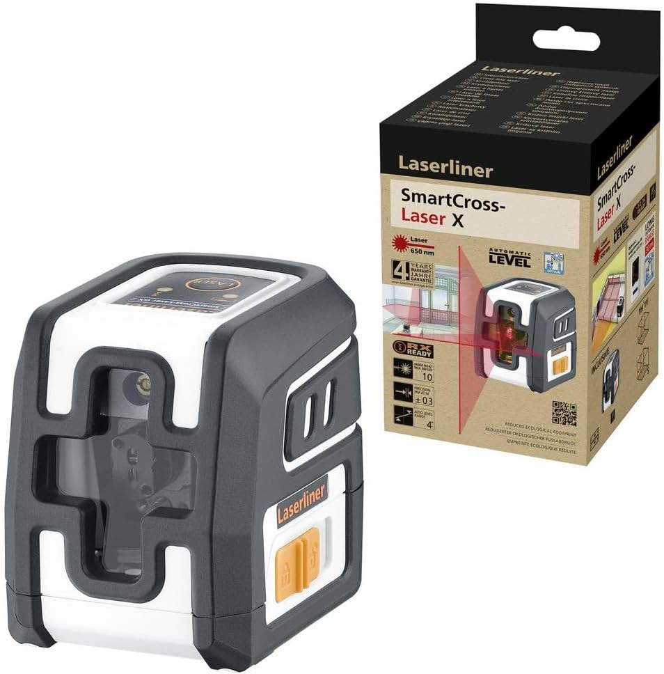 Laserliner SmartCross-Laser X Kreuzlinienlaser selbstnivellierend Reichweite (max.): 10m