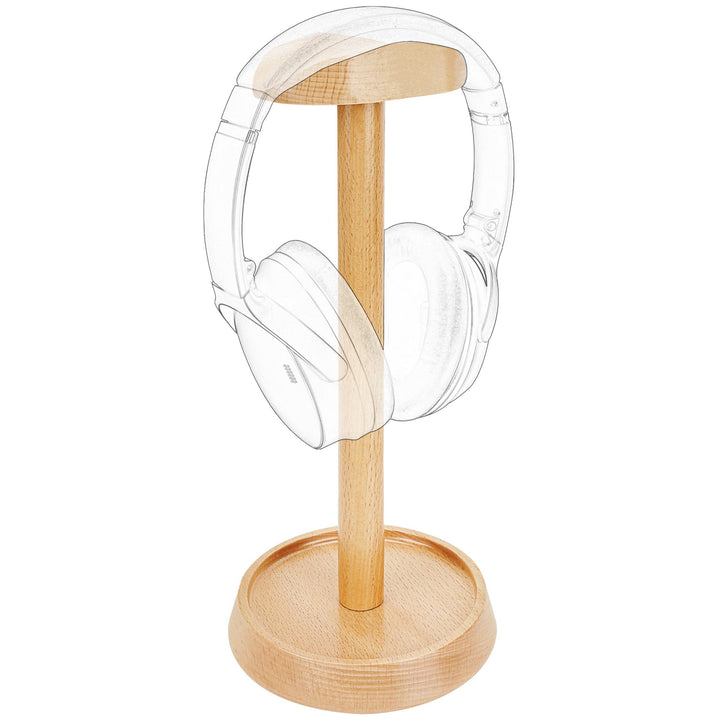 GEEKRIA Kopfhörerständer aus Holz für Over-Ear-Kopfhörer, Gaming-Headset-Halter, Schreibtisch-Displa