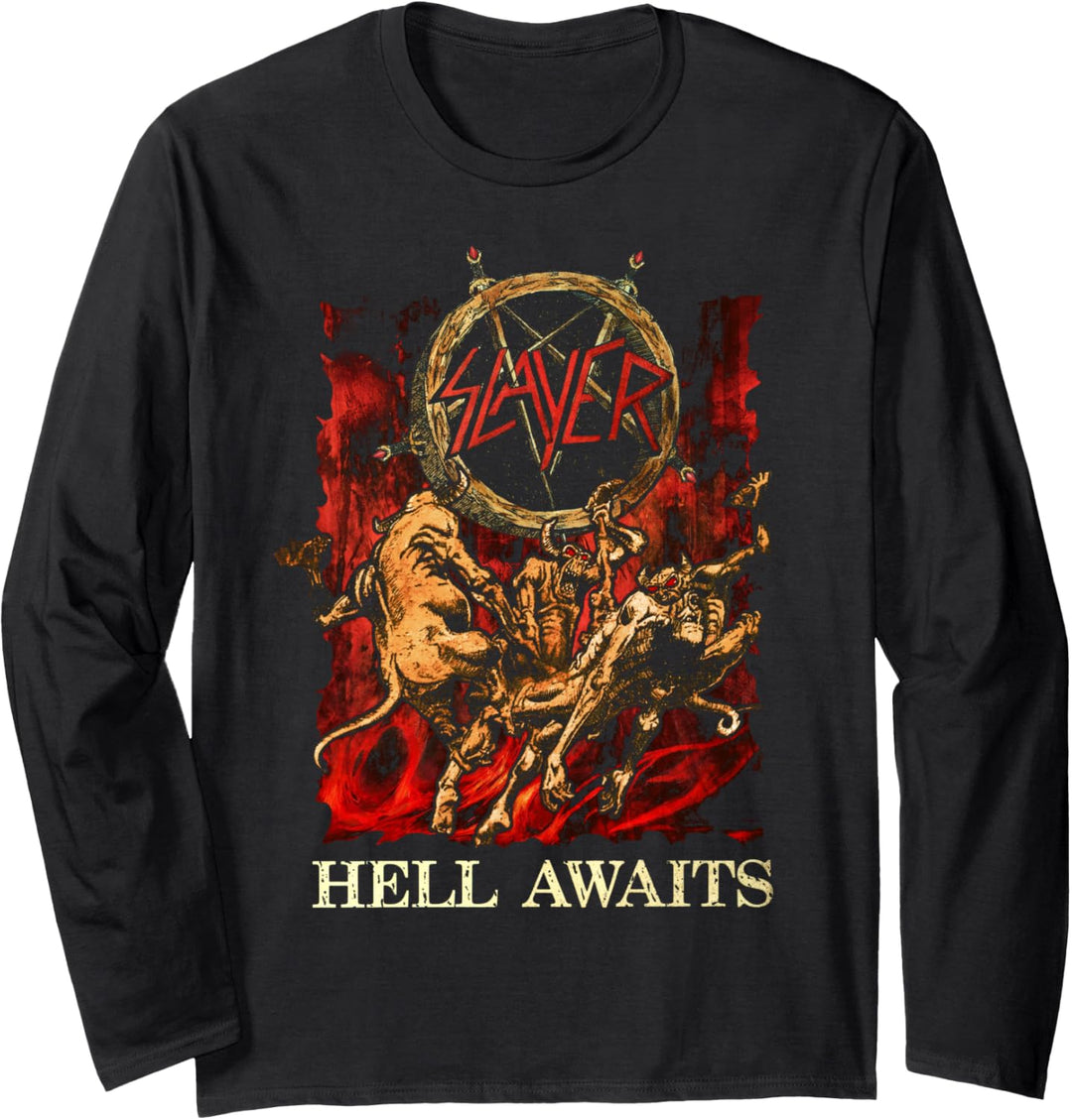 Slayer - Hell Awaits 35th Anniversary Langarmshirt
