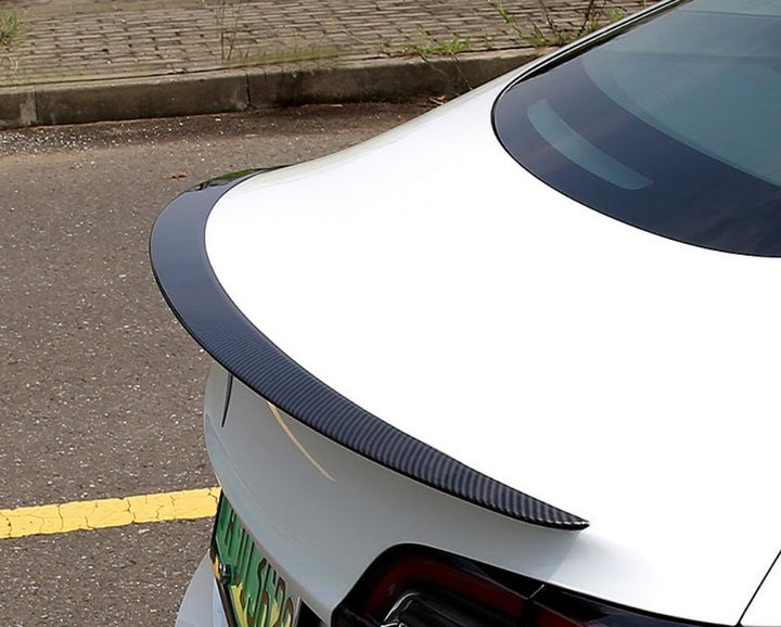 Hinterer Spolierflügel Heckspoiler Flügel für Tesla Model 3 / Y (Model Y/Kohlefaser) Model Y / Kohle