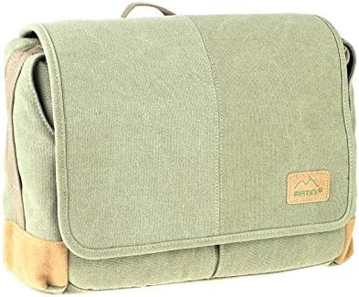 Enjoyyourcamera Matin M-9759 Balade Bag 300 Canvas-Fototasche für DSLR/DSLM-Kameras grün, Grün