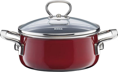 Riess, 0520-008, Starter-Set 3-teilig, NOUVELLE, ROSSO EXTRA STARK, bestehend aus: Fleischtopf mit G