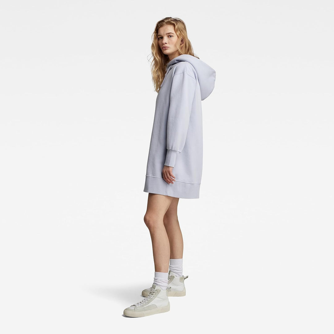 G-STAR RAW Damen Loose Sw HDD Ls Wmn Dresses S Grau (Icelandic Blue D23502-d425-g081), S Grau (Icela