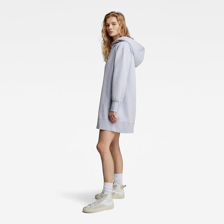 G-STAR RAW Damen Loose Sw HDD Ls Wmn Dresses S Grau (Icelandic Blue D23502-d425-g081), S Grau (Icela