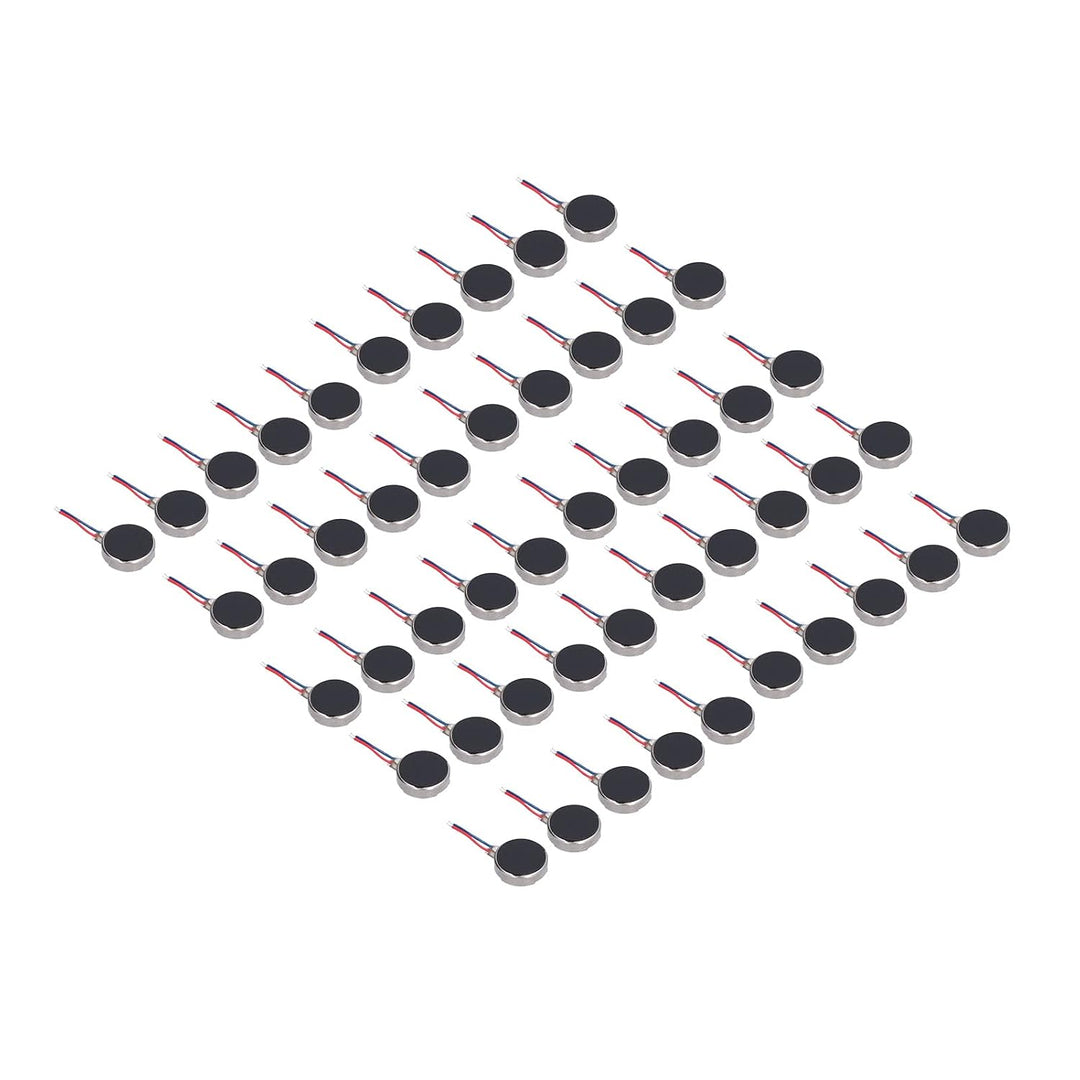 50 Stück Mini-Vibrationsmotoren DC 3V 10x2,7 Mm Anti-Interferenz Kleiner Leichter, Geräuscharmer Mik