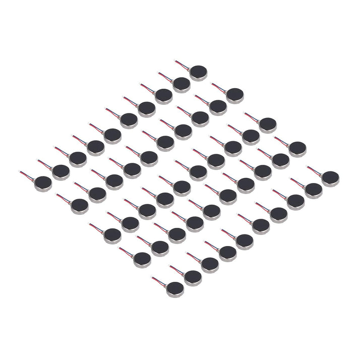 50 Stück Mini-Vibrationsmotoren DC 3V 10x2,7 Mm Anti-Interferenz Kleiner Leichter, Geräuscharmer Mik