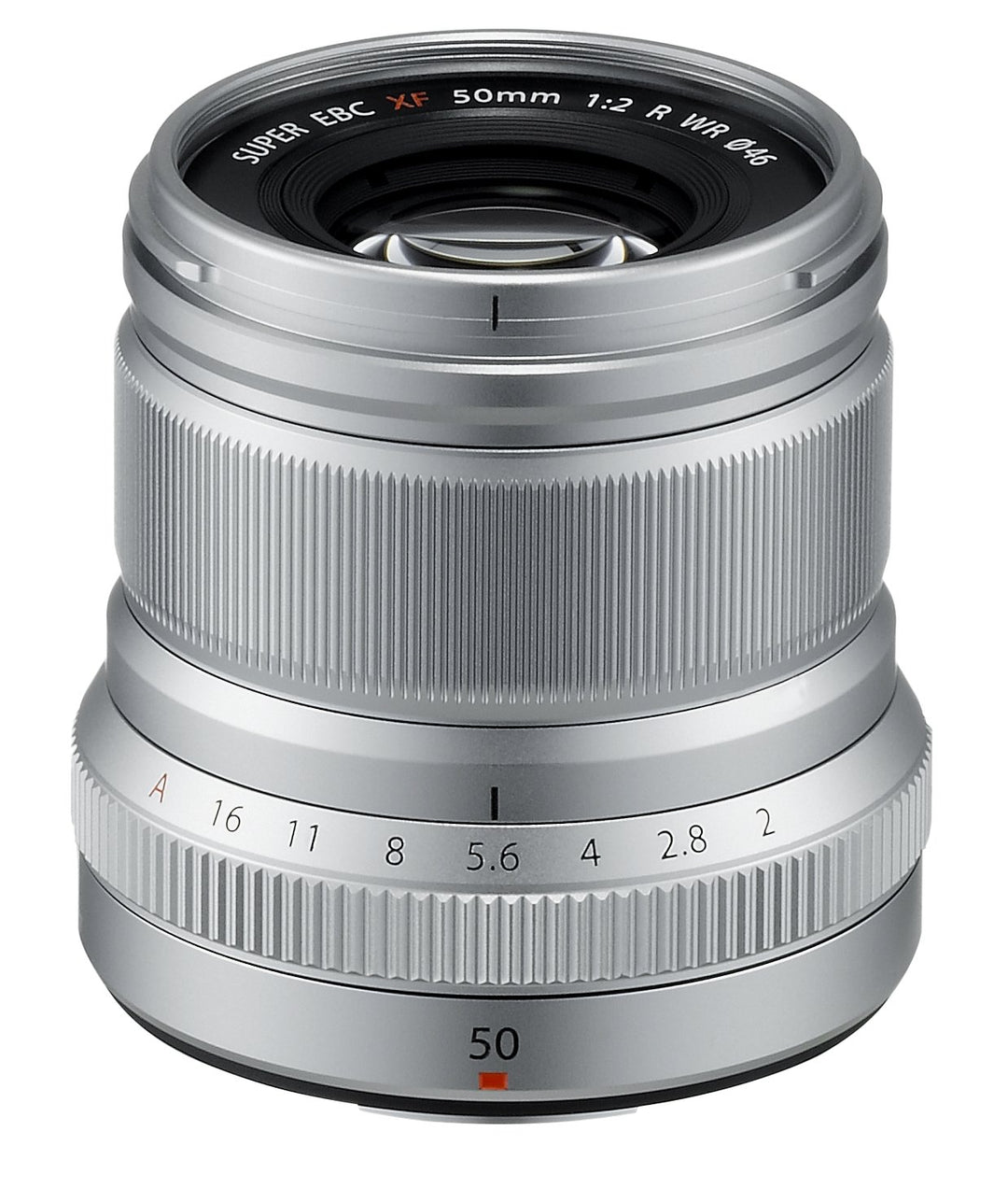 Fujifilm FUJINON XF50mm F2 R WR Objektiv silber silber Single, silber Single