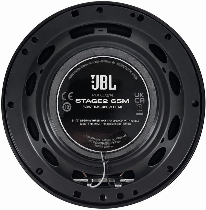 JBL Stage2 GEN2 65M 3-Wege Lautsprecher Auto 165mm (6,5 Zoll): von Harman Kardon Car HiFi mit 60W RM