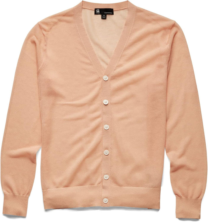 G-STAR RAW Damen Core Cardigan Knits L Rosa (Peach Nougat D21652-d140-c962), L Rosa (Peach Nougat D2