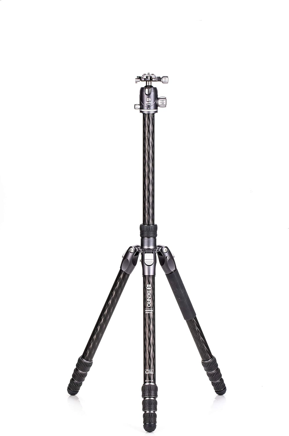 Benro Carbon Fibre Three Series Tripod/Monopod with VX30 Ballhead, 4 Leg Sections, Twist Leg Locks,