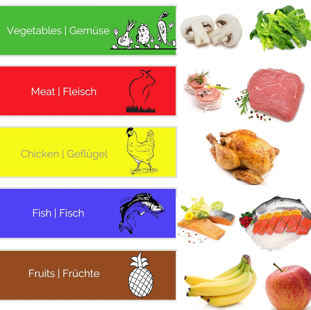 Schneidbrett | grosses Hackbrett HACCP Schneidebrett | Küchenbrett 2cm dick rutschhemmende Füssen 53