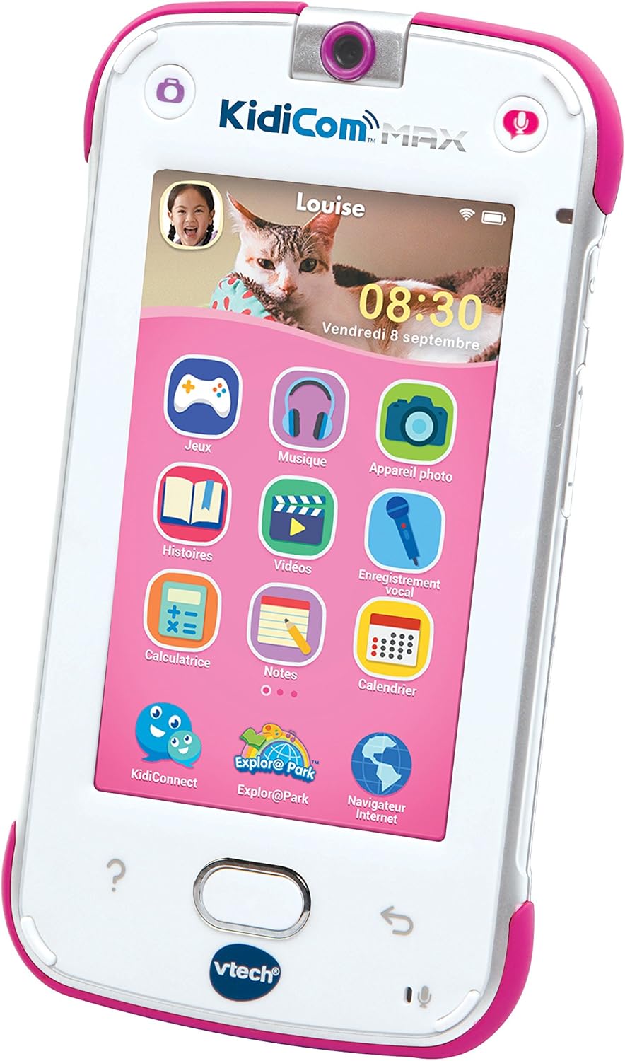 VTech – Kidicom Max. Sprache: Französisch Rose, Rose