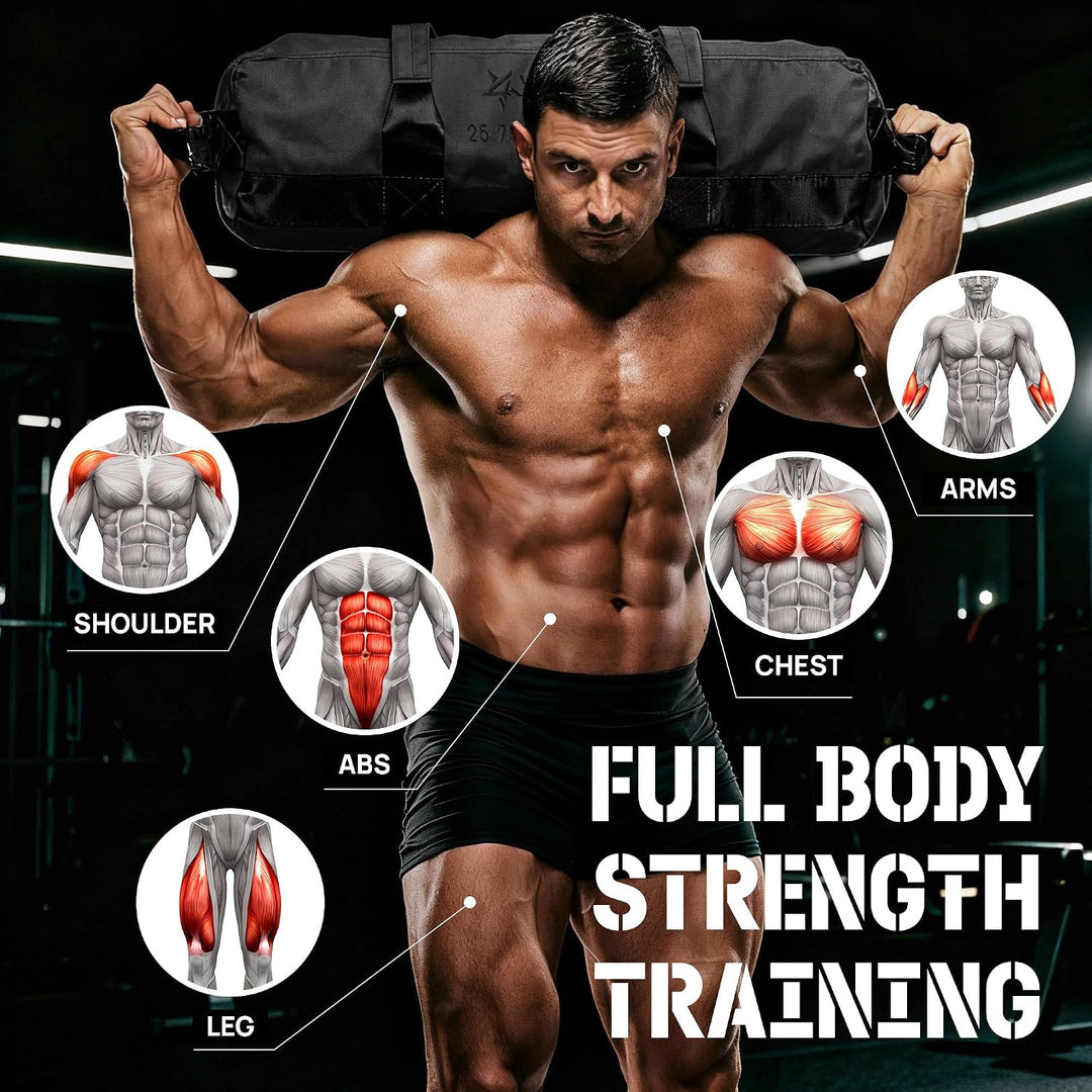 Yes4All Sandsäcke zum Trainieren, verstellbare Sandsäcke für Krafttraining mit Griffen, mehrere Farb