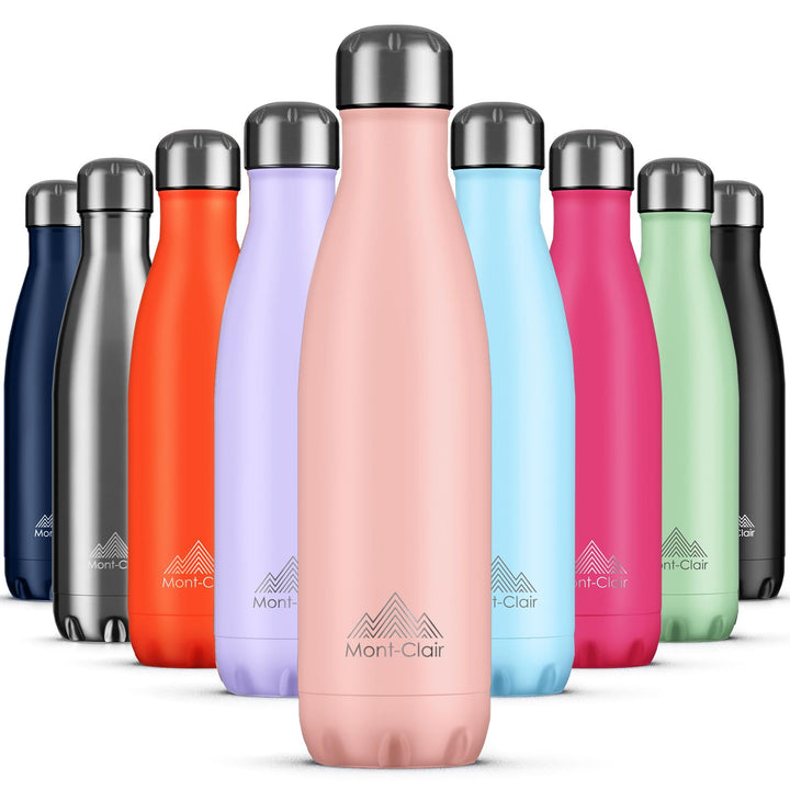 Mont-Clair Trinkflasche Edelstahl - Thermosflasche - BPA-freie - Water Bottle, Edelstahl trinkflasch
