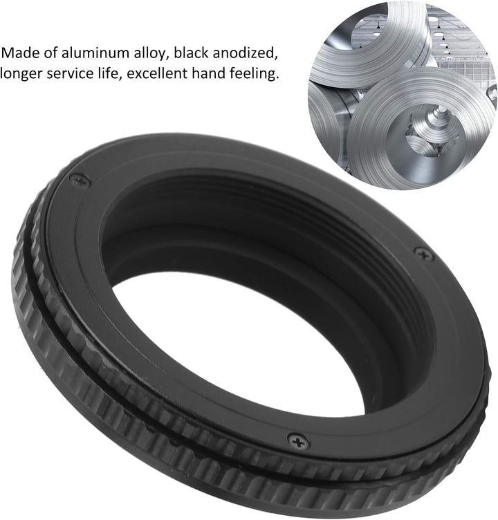 M42 Objektiv auf M39 Kamera einstellbarer fokussierender Helicoid Ringadapter, 10-15 mm/0,4-0,6 Zoll