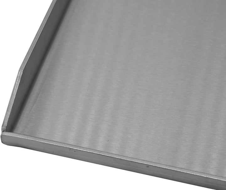 Kette´s Grillzubehör Edelstahl Plancha/Grillplatte/Bratplatte/Burger Platte/ (380 x 320mm) kompatibe