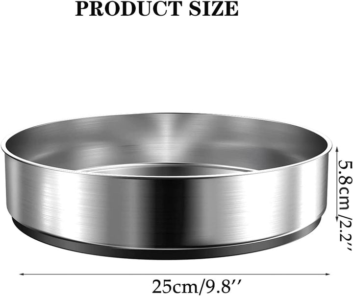 PIGPIGFLY Drehorganizer Küche,Drehscheibe Spice Rack Organizer Für Kabinett, 360 Grad Rotierender Vo