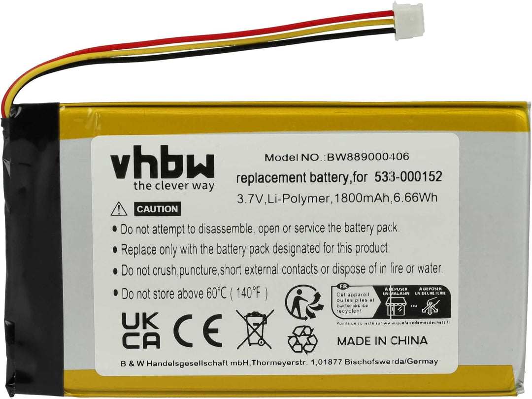 vhbw Akku kompatibel mit Logitech G913, G913 TKL, YR0076, G915, G915TKL kabellose Tastatur (1500 mAh