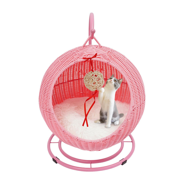 Katzenhängematte, 66cm Katzen Hängematte, Katzen-Schaukel, Katzenstuhl für drinnen, Katzenkorb Kann