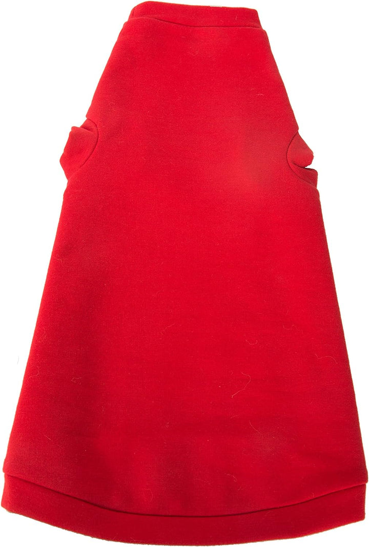 Kotomoda Katzen Kleidung Warm Turtleneck Maxi Winter in Red (XL), xl