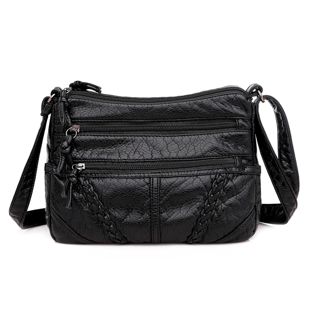 FANDARE Damen Umhängetasche Schultertasche Frauen Crossbody Bag Wasserdicht PU Leder Damentasche Sch