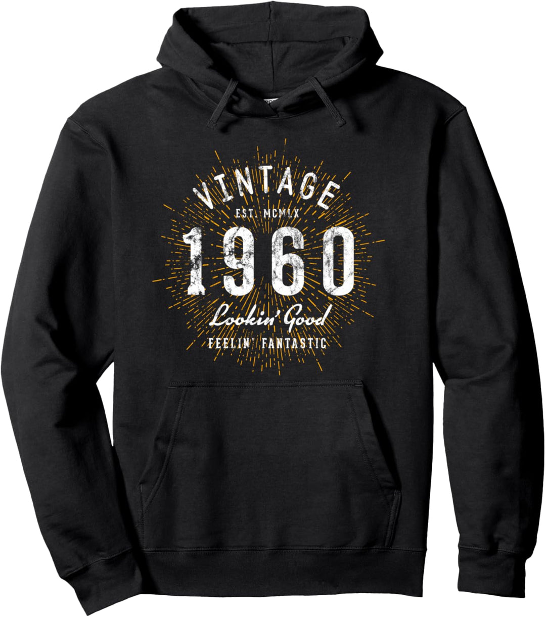 Geburtstag Vintage geboren 1960 Pullover Hoodie