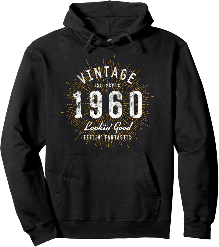 Geburtstag Vintage geboren 1960 Pullover Hoodie