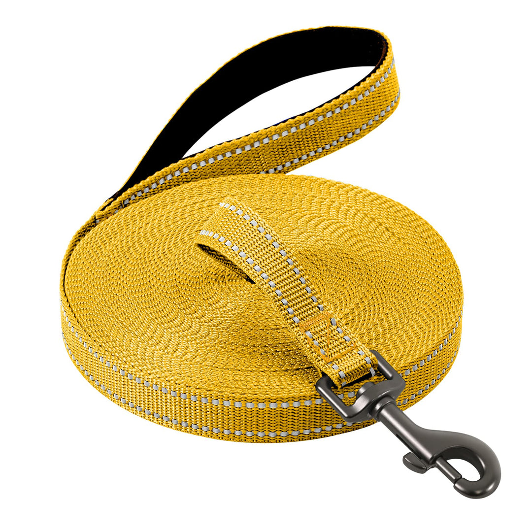 Demigreat Schleppleine für Hunde, 3m / 5m / 10m / 15m / 20m Robuste Lange Hundeleine Reflektierend T