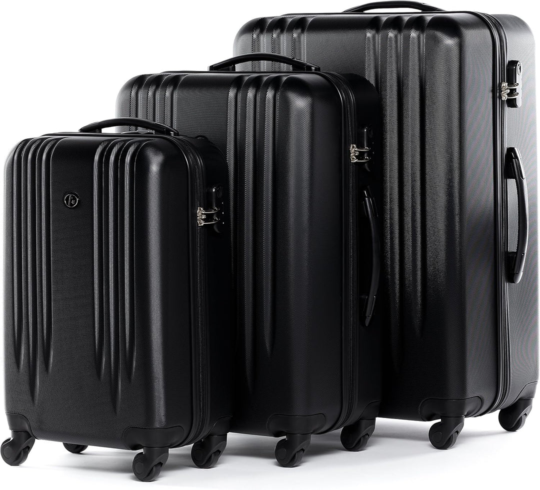 FERGÉ Kofferset mit Trolley Marseille Hartschale 3er Set - Handgepäck 55 cm, L und XL Reisekoffer 4