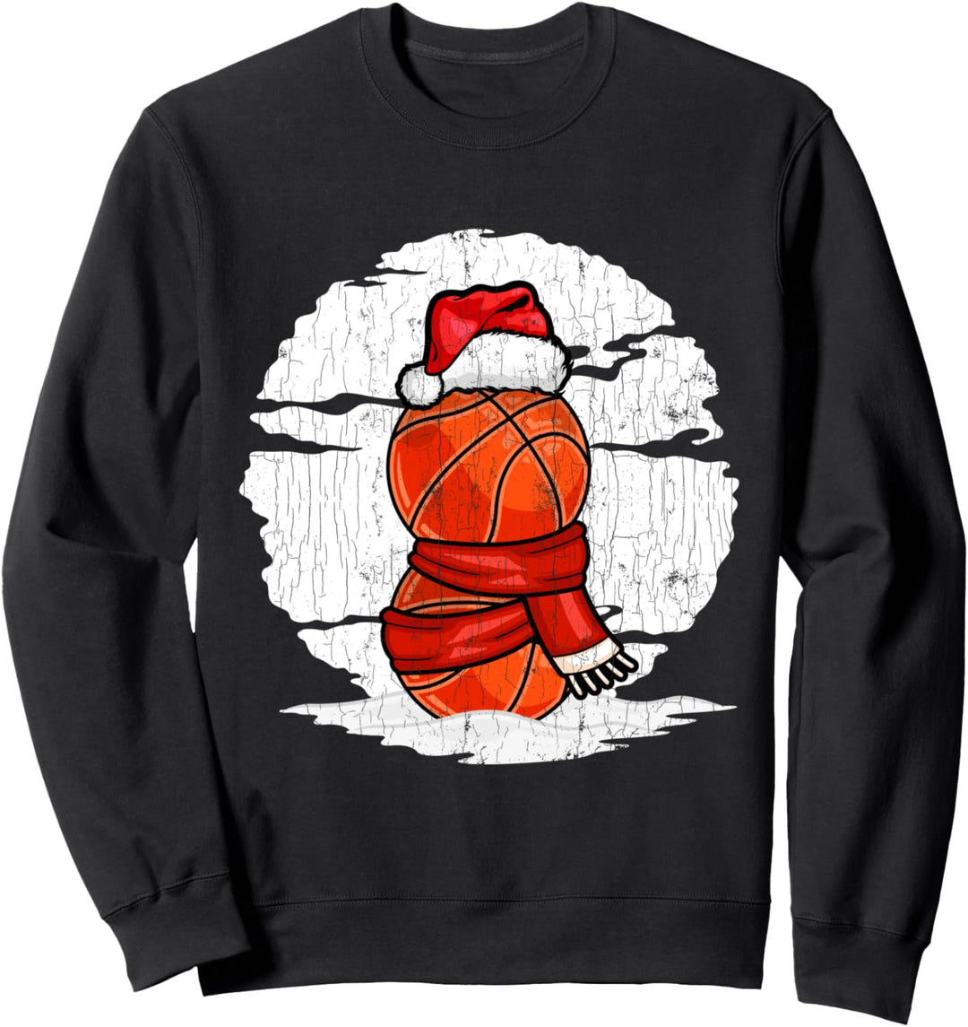 Lustige Weihnachten Basketball-Spieler Geschenke Jungs Sweatshirt