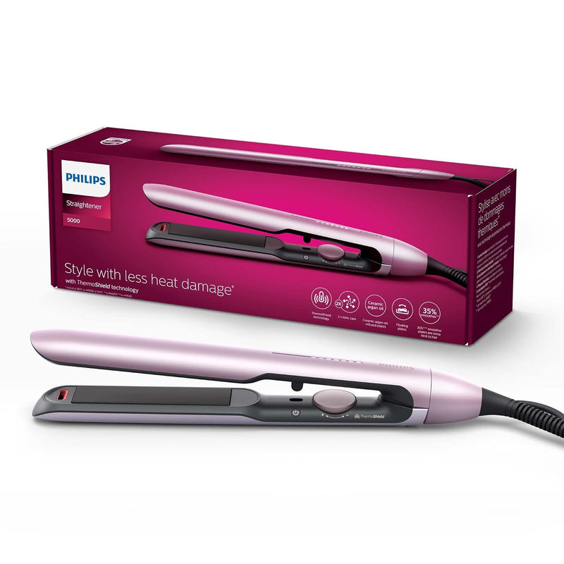 Philips BHS530/00 Glätteisen 5000 2 xions, 35 Prozent SM, Rosa, 11.9 x 3.8 cm, BHS530/00