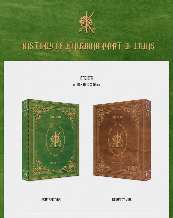 Dreamus KINGDOM - History Of Kingdom : PartⅤ. Louis 5th Mini Album+Folded Poster (Portrait+Eternity