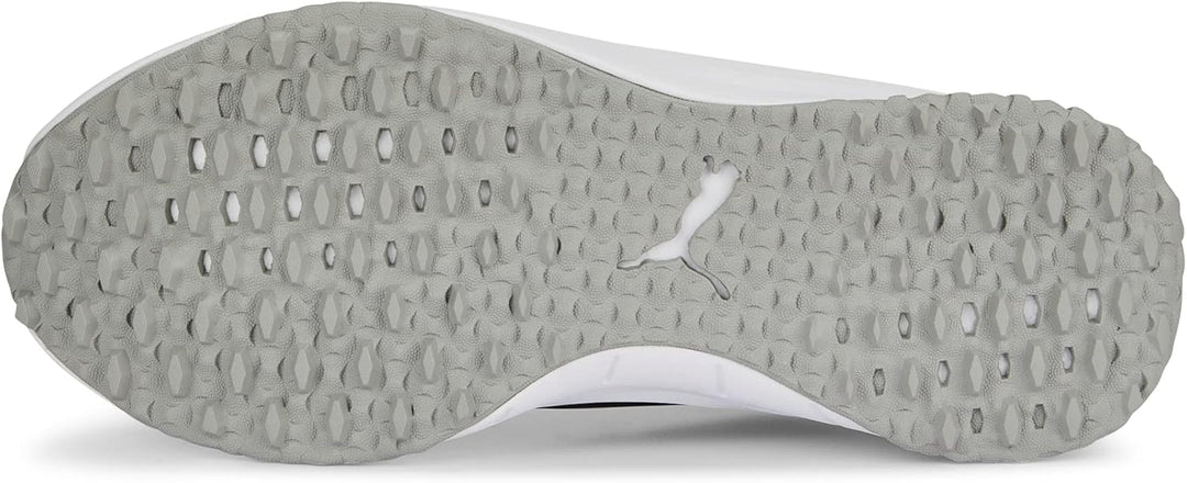 pumagolf Herren Fusion Grip Extra WideGolfschuh 45 EU Puma Navy Puma Silver Quiet Shade, 45 EU Puma