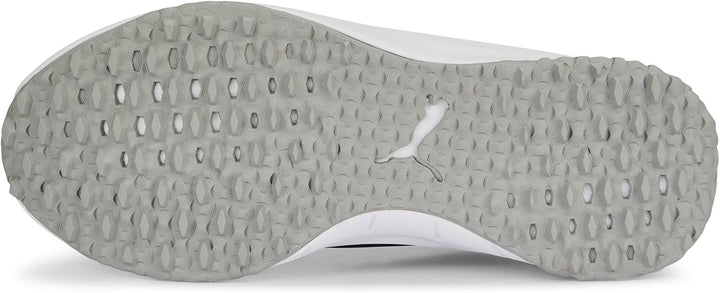 pumagolf Herren Fusion Grip Extra WideGolfschuh 45 EU Puma Navy Puma Silver Quiet Shade, 45 EU Puma