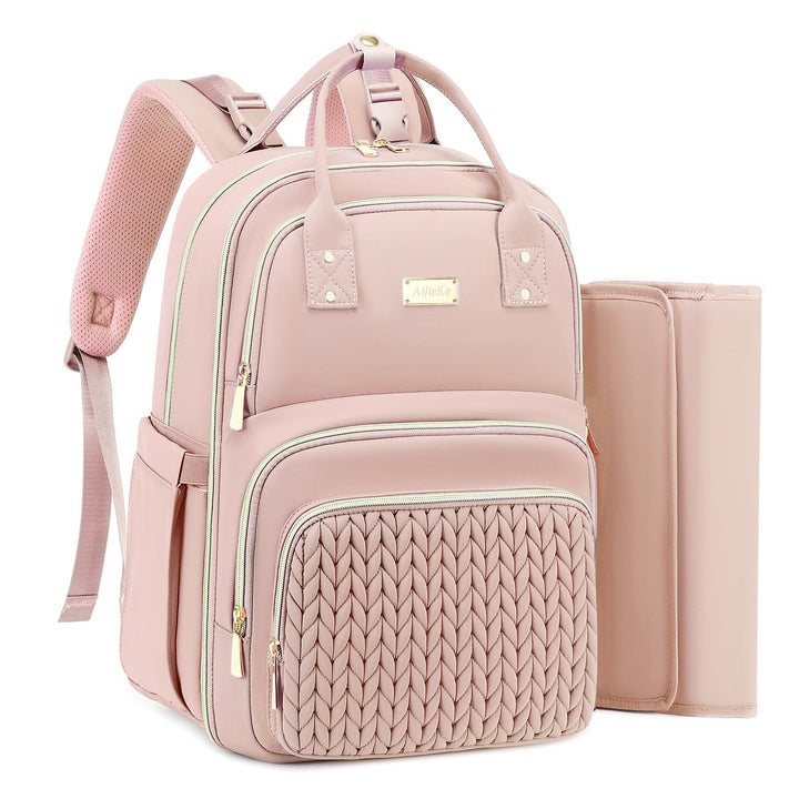 AIJIEKE Wickeltasche Rucksack, multifunktionale, wasserdichte Wickeltasche, Reiseutensilien, Babytas