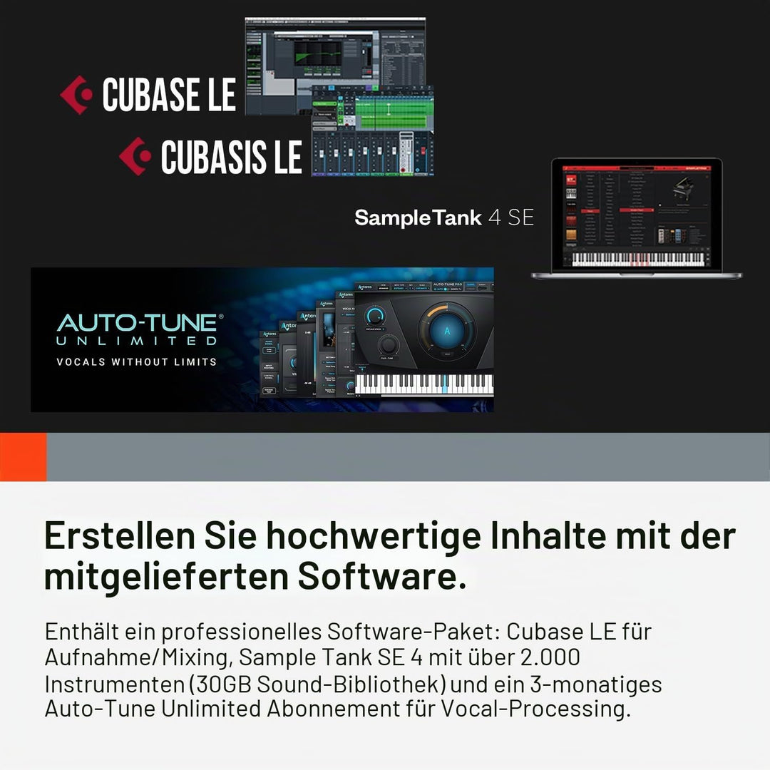 Tascam US-2X2HR USB-Audio-/MIDI-Interface (2 Eingänge, 2 Ausgänge) US-2x2HR US-2x2HR Single, US-2x2H