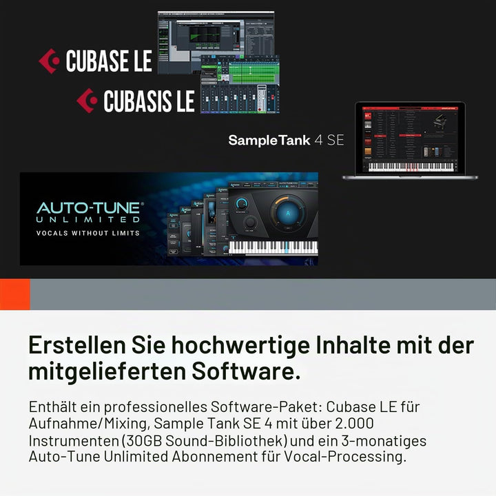 Tascam US-2X2HR USB-Audio-/MIDI-Interface (2 Eingänge, 2 Ausgänge) US-2x2HR US-2x2HR Single, US-2x2H